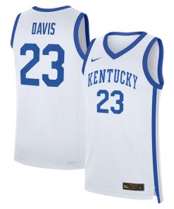 Anthony Davis Kentucky Wildcats Nike Performance Replica Basketball Jersey - White