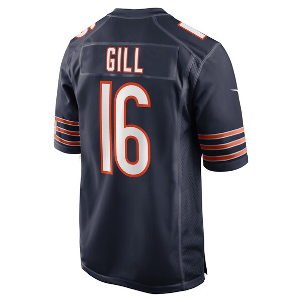 Trenton Gill Chicago Bears Nike Game Player Jersey - Navy - Image 3