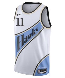 Alternative view of Trae Young Atlanta Hawks Nike Unisex 2024/25 Swingman Player Jersey - City Edition - White