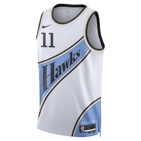 Trae Young Atlanta Hawks Nike Unisex 2024/25 Swingman Player Jersey - City Edition - White - Image 2