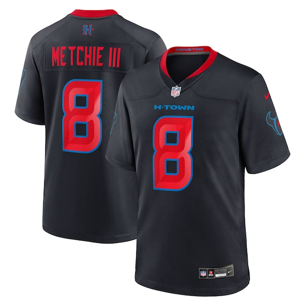 John Metchie III Houston Texans Nike 2nd Alternate Game Jersey - Navy