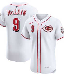 Matt McLain Cincinnati Reds Nike Home Elite Jersey - White