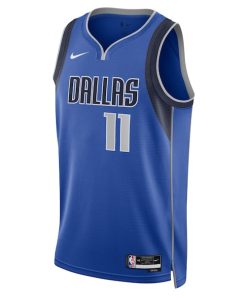 Alternative view of Kyrie Irving Dallas Mavericks Nike Unisex Swingman Replica Jersey - Icon Edition - Blue