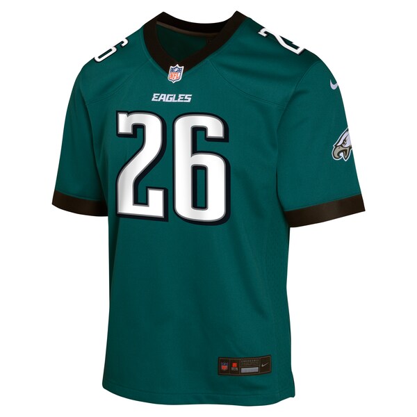 Saquon Barkley Philadelphia Eagles Nike Youth Team Player Game Jersey - Midnight Green - Image 2