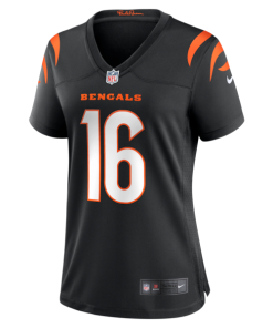 Alternative view of Joe Flacco Cincinnati Bengals Nike Women's Team Game Jersey -  Black