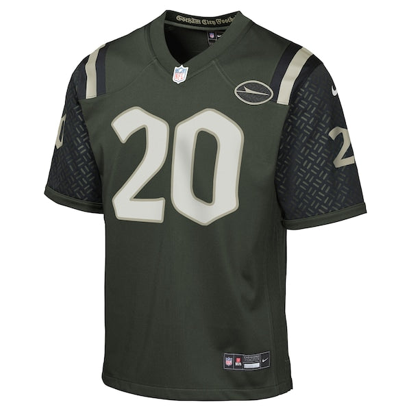 Breece Hall New York Jets Nike Youth 2025 Rivalries Collection Game Jersey - Gotham Green - Image 2