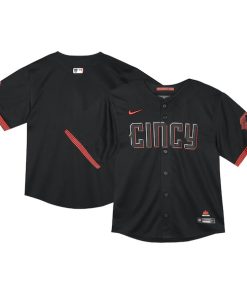 Cincinnati Reds Nike Toddler City Connect Limited Jersey - Black