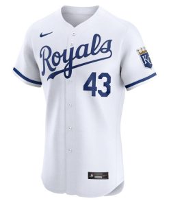 Alternative view of Carlos Hern¨¢ndez Kansas City Royals Nike Home Elite Player Jersey - White