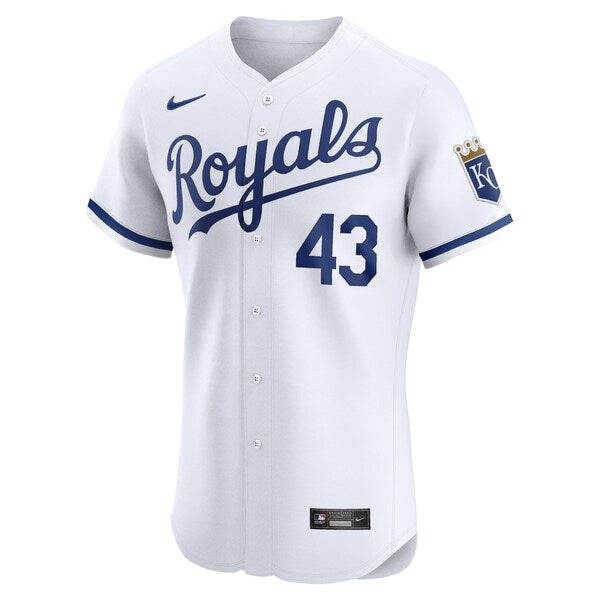 Carlos Hern¨¢ndez Kansas City Royals Nike Home Elite Player Jersey - White - Image 2