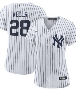 Austin Wells New York Yankees Nike Women's Home Replica Jersey - White