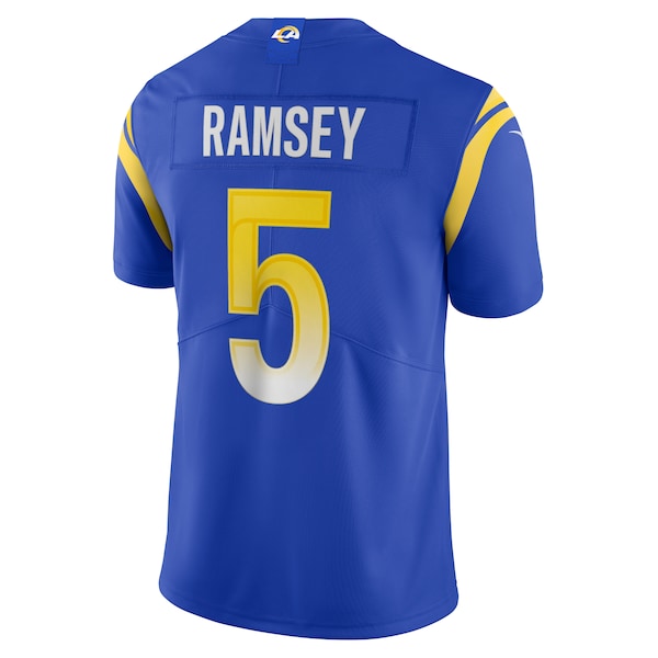 Jalen Ramsey Los Angeles Rams Nike Team Vapor Limited Jersey - Royal - Image 3