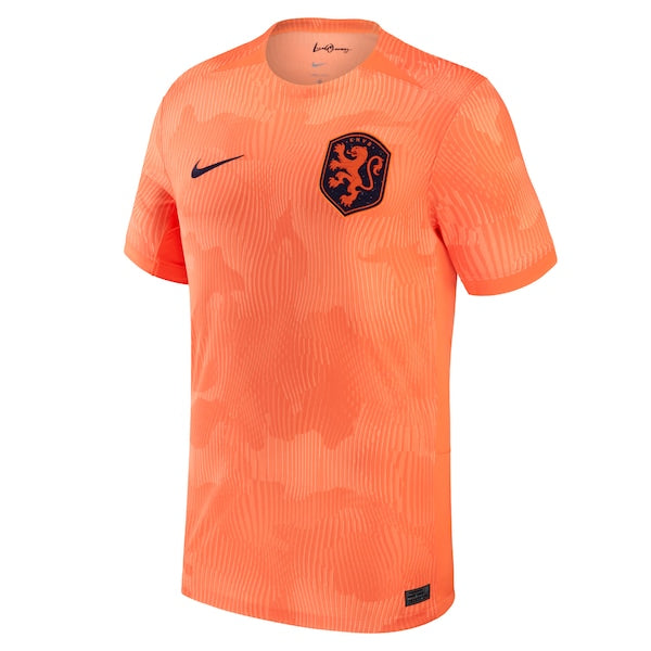 Netherlands Women's National Team Nike 2023 Home Stadium Replica Jersey - Orange - Image 2