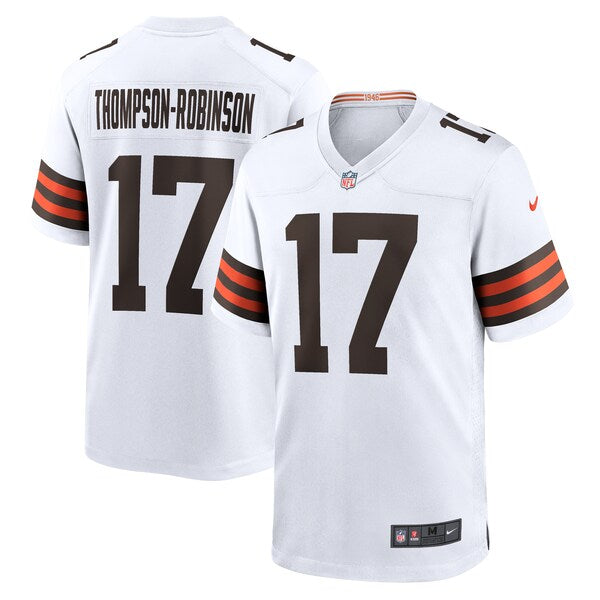 Dorian Thompson-Robinson Cleveland Browns Nike Game Jersey - White/Brown - Image 2