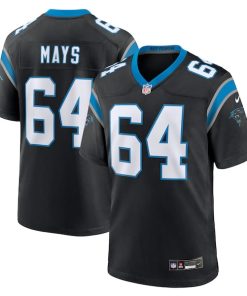 Cade Mays Carolina Panthers Nike Team Game Jersey -  Black
