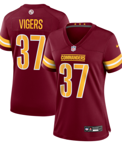 Car'lin Vigers Washington Commanders Nike Women's Team Game Jersey -  Burgundy