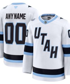 Utah Mammoth  Away Premium Custom Jersey - White/Black