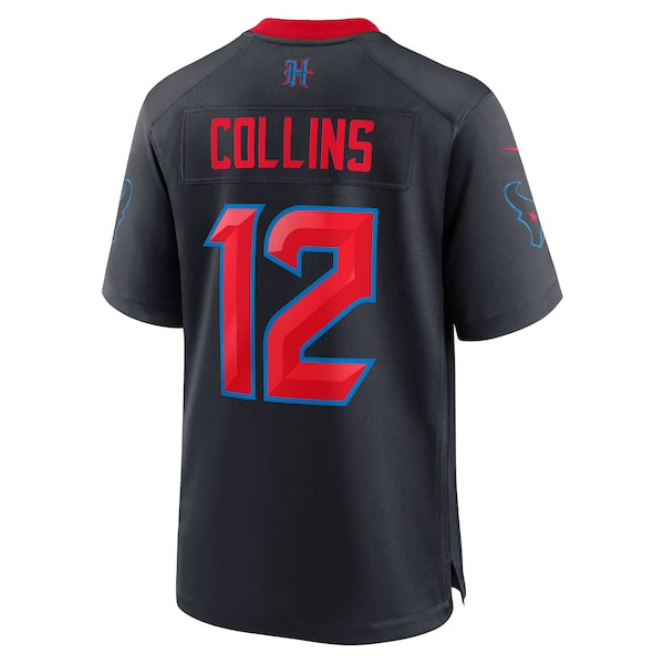 Nico Collins Houston Texans Nike 2nd Alternate Game Jersey - Navy - Image 3