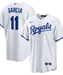 Maikel Garcia Kansas City Royals Nike Home Replica Jersey - White