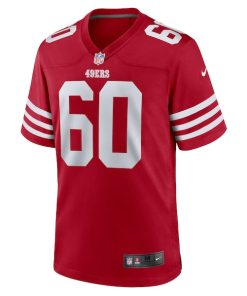 Alternative view of Sebastian Gutierrez San Francisco 49ers Nike Team Game Jersey -  Scarlet