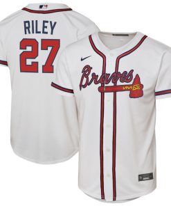 Austin Riley Atlanta Braves Nike Youth Home Replica Player Jersey - White