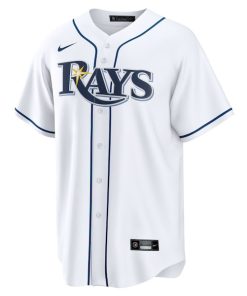 Alternative view of Tampa Bay Rays Nike Home Replica Jersey - White