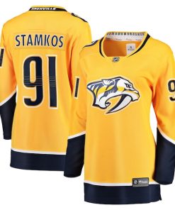 Steven Stamkos Nashville Predators Women's Home Premier Breakaway Player Jersey - Gold