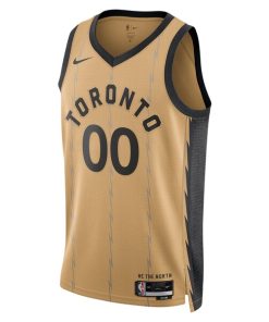 Alternative view of Toronto Raptors Nike Unisex 2023/24 Custom Swingman Jersey - Gold - City Edition