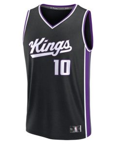 Alternative view of DeMar DeRozan Sacramento Kings  Youth Fast Break Replica Player Jersey - Icon Edition - Black