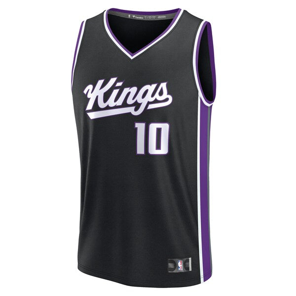 DeMar DeRozan Sacramento Kings Youth Fast Break Replica Player Jersey - Icon Edition - Black - Image 2