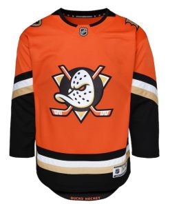 Alternative view of Anaheim Ducks Youth Home Premier Jersey - Orange