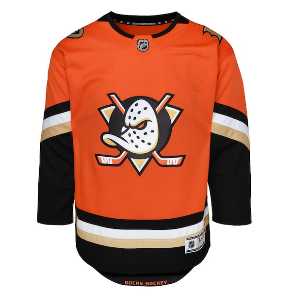 Anaheim Ducks Youth Home Premier Jersey - Orange - Image 2