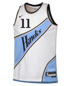 Alternative view of Trae Young Atlanta Hawks Nike Youth 2024/25 Swingman Player Jersey - City Edition - White