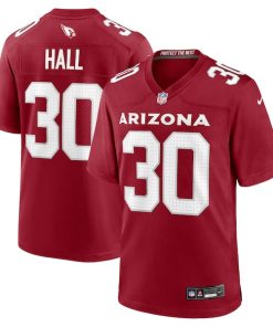 Darren Hall Arizona Cardinals Nike Team Game Jersey -  Cardinal