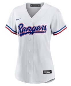 Alternative view of Texas Rangers Nike Women's #1 Mom Home Replica Jersey - White