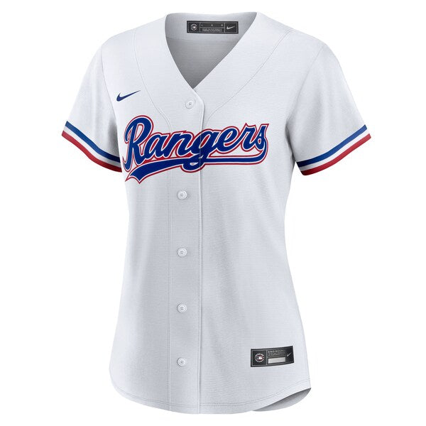 Texas Rangers Nike Women's #1 Mom Home Replica Jersey - White - Image 2