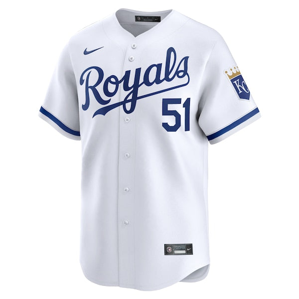 Brady Singer Kansas City Royals Nike Home Limited Player Jersey - White - Image 2