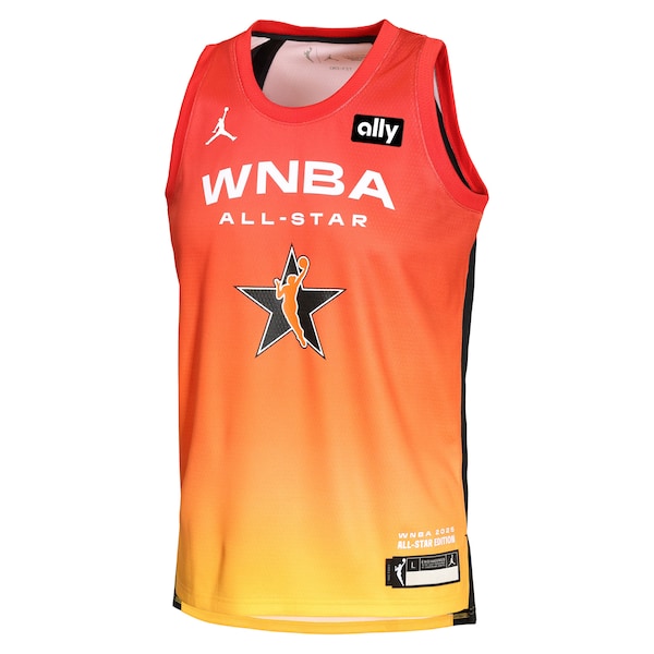 Caitlin Clark Jordan Brand 2025 WNBA All-Star Game Explorer Edition Victory Player Jersey - Orange - Image 2