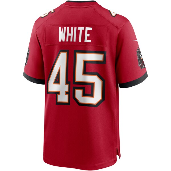 Devin White Tampa Bay Buccaneers Nike Player Game Jersey - Red/Pewter - Image 4
