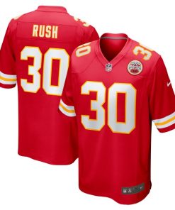 Darius Rush Kansas City Chiefs Nike Team Game Jersey -  Red