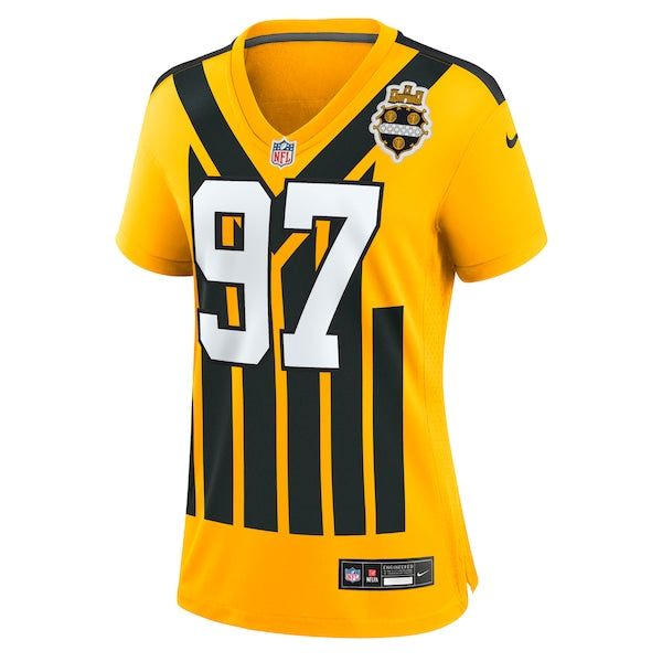 Cameron Heyward Pittsburgh Steelers Nike Women's Alternate 1933 Throwback Game Jersey - Gold - Image 2