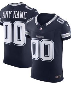 Dallas Cowboys Nike Vapor F.U.S.E. Elite Custom Jersey - Navy