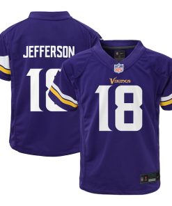 Justin Jefferson Minnesota Vikings Nike Toddler Game Jersey - Purple