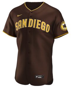 Alternative view of Fernando Tat¨ªs Jr. San Diego Padres Nike Road Authentic Player Jersey - Brown