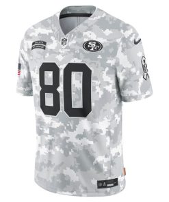 Alternative view of Jerry Rice San Francisco 49ers Nike 2024 Salute to Service Retired Player Limited Jersey - Arctic Camo