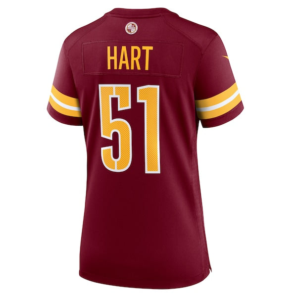 Bobby Hart Washington Commanders Nike Women's Game Jersey - Burgundy - Image 9