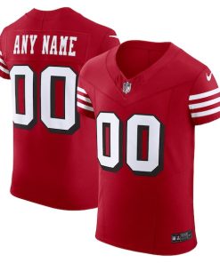 San Francisco 49ers Nike Alternate Vapor F.U.S.E. Elite Custom Jersey - Scarlet