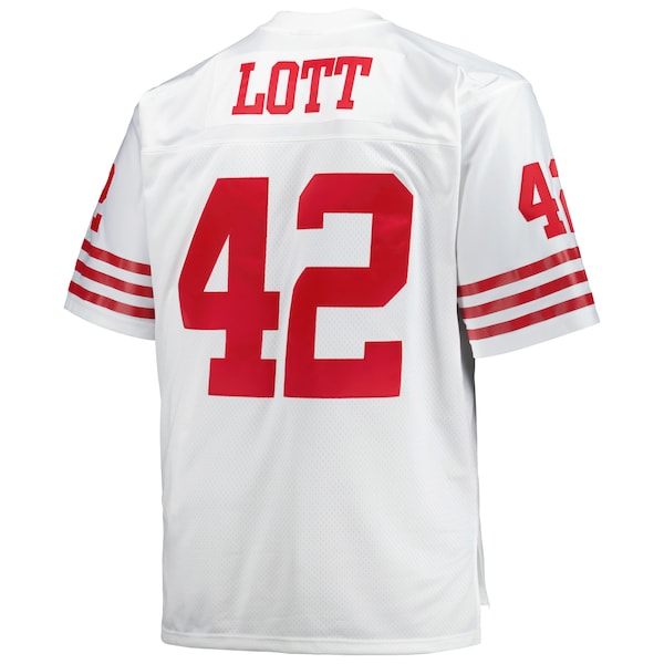 Ronnie Lott San Francisco 49ers Big & Tall 1990 Retired Player Replica Jersey - White - Image 3