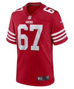 Alternative view of Isaac Alarcon San Francisco 49ers Nike Team Game Jersey -  Scarlet