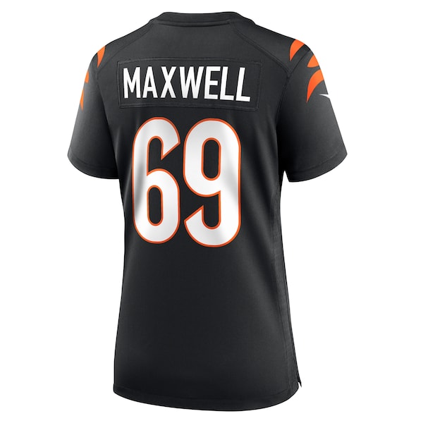 Devonnsha Maxwell Cincinnati Bengals Nike Women's Team Game Jersey - Black - Image 3