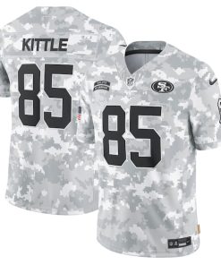 George Kittle San Francisco 49ers Nike 2024 Salute to Service Limited Jersey - Arctic Camo